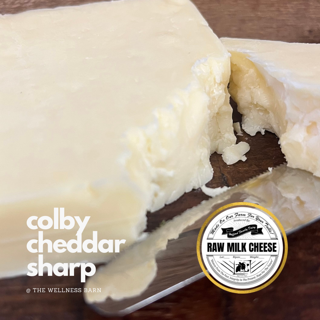 Colby, Cheddar, Sharp Cheese 1/2 LB